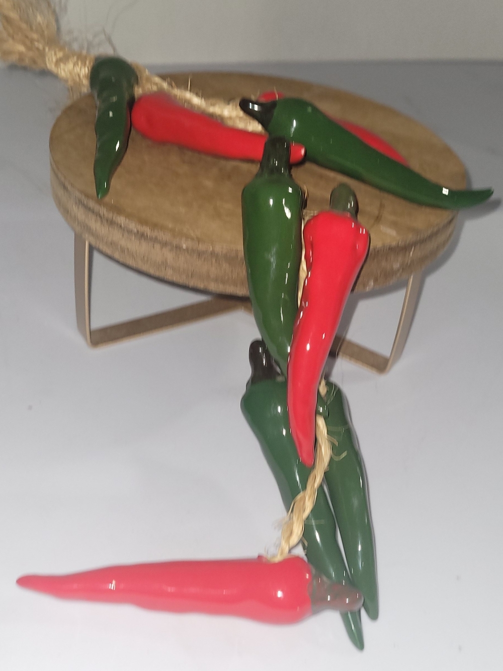 Vintage decorative Red and Green Chili Pepper Garland - Brand